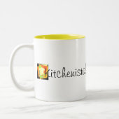 Kitchenista! Kaffee-Tasse Zweifarbige Tasse (Links)