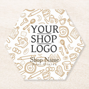 Kitchenware Weißes Brot Logo Untersetzer