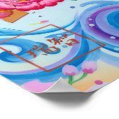 Kitcho: Calligraphy "Good Omen" 260020218 Poster (Ecke)
