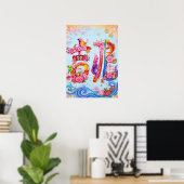 Kitcho: Calligraphy "Good Omen" 260020218 Poster (Heimbüro)