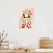 Kitcho: Calligraphy "Good Omen" 260020220 Poster (Küche)