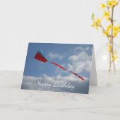 Kite Birthday Card Karte (Gelbe Blume)