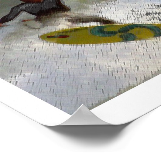 Kite Boarder Poster (Ecke)