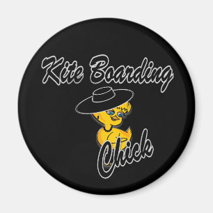 Kite Boarding Chick #4 Magnet