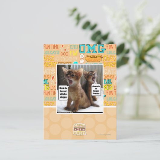 Kite-Carolen Postkarte (Stehend Vorderseite)