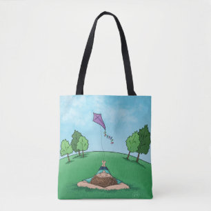 Kite Flying Design Tote Bag Tasche