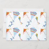 Kite Flying Foto Einladung (Rückseite)