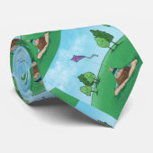 Kite Flying Neck Tie Krawatte (Gerollt)