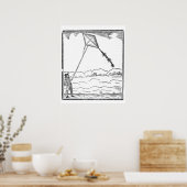 Kite Flying Poster (Küche)