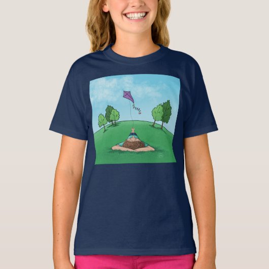 Kite Flying T - Shirt (Vorderseite)