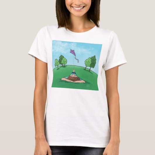 Kite Flying T - Shirt (Vorderseite)