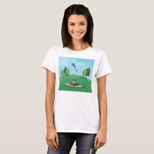 Kite Flying T - Shirt (Vorne ganz)