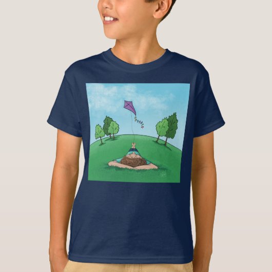 Kite Flying T - Shirt (Vorderseite)