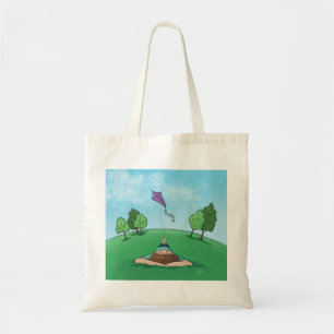 Kite Flying Tote Bag Tragetasche
