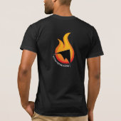 Kite Forge - Herren T-Shirt (schwarz) (Rückseite)