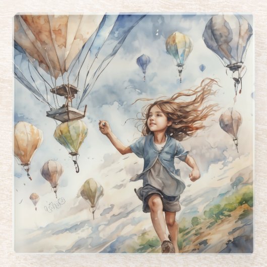 Kite Glasuntersetzer (Vorderseite)