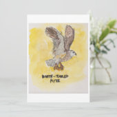 Kite Hawk Greeting Card Einladung (Stehend Vorderseite)