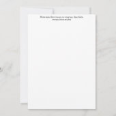 Kite Hawk Greeting Card Einladung (Rückseite)