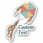 Kite Icon Aufkleber (Vorderseite)