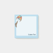 Kite Icon Light Blue Post-it Klebezettel (Vorderseite)