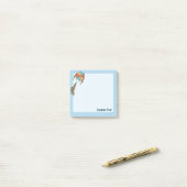 Kite Icon Light Blue Post-it Klebezettel (Auf Schreibtisch)