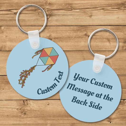Kite Icon Light Blue Schlüsselanhänger