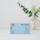Kite Icons Light Blue Visitenkarte (Stehend Vorderseite)