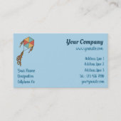 Kite Icons Light Blue Visitenkarte (Vorderseite)