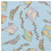 Kite Icons Muster Stoff (Nahaufnahme)