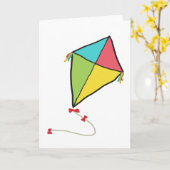 Kite Karte (Gelbe Blume)