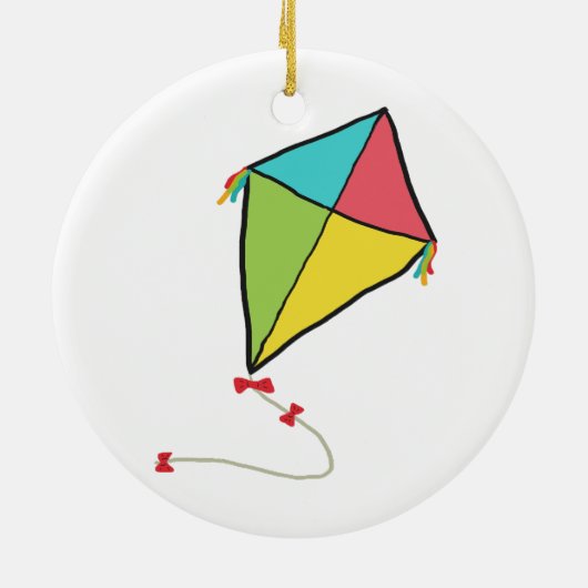 Kite Keramik Ornament (Hinten)