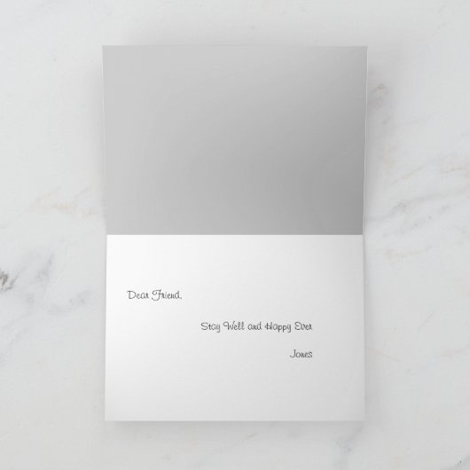 Kite Kid Feiertagskarte (Innenseite)