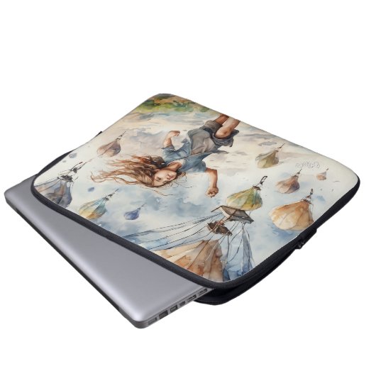 Kite Laptopschutzhülle (Vorne Knopf)