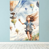 Kite Leinwanddruck (Insitu (Holzboden))