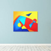 Kite Leinwanddruck (Insitu (Holzboden))