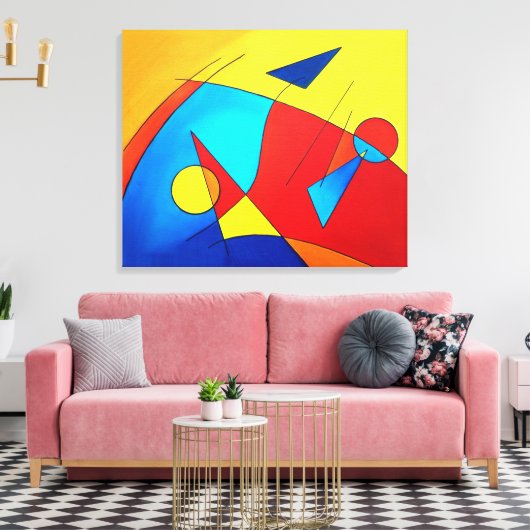 Kite Leinwanddruck (Insitu (Wohnzimmer))