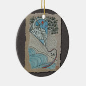 Kite & Mr. North Wind Keramik Ornament (Rechts)