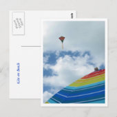 Kite Postcard Postkarte (Vorne/Hinten)