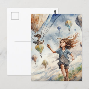 Kite Postkarte