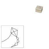 Kite Rubber Briefmarke Gummistempel (Stempel)