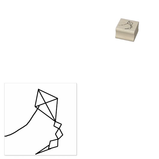 Kite Rubber Briefmarke Gummistempel (Stempel)
