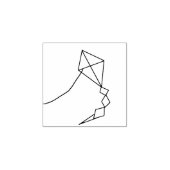 Kite Rubber Briefmarke Gummistempel (Prägung)