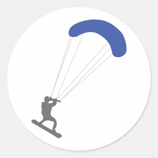 Kite Runder Aufkleber (Vorderseite)