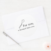 Kite Runner Runder Aufkleber (Umschlag)