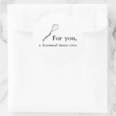 Kite Runner Runder Aufkleber (Tasche)