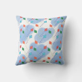 Kite Summer Doodles Pattern Kissen (Rückseite)