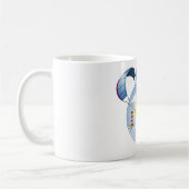 Kite surfing blue illustration  kaffeetasse (Links)