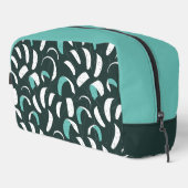 Kite Surfing Cool Blau Personalisiertes Monogramm Waschbeutel (Rechte Ecke)