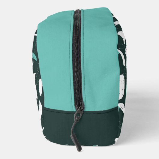 Kite Surfing Cool Blue Personalised Monogram Waschbeutel (Rechts)