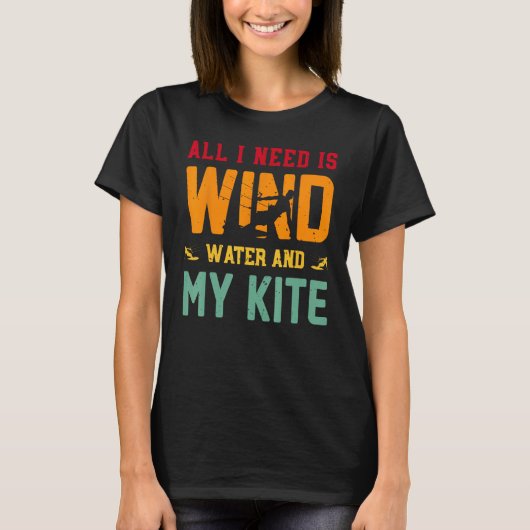 Kite Surfing T-Shirt (Vorderseite)